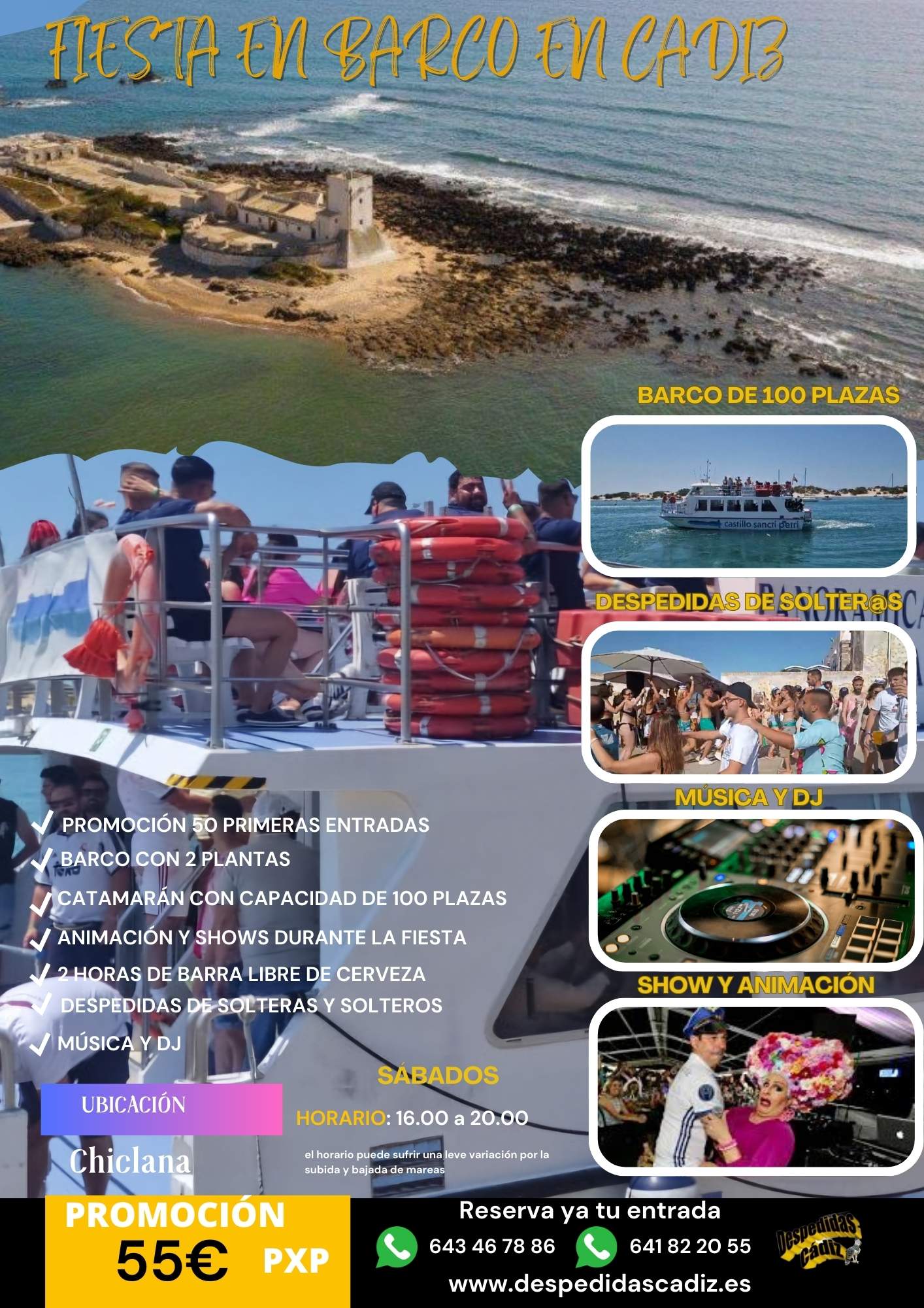 despedidas en el puerto de santa maria
